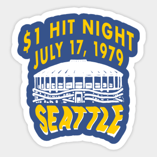 $1 Hit Night Sticker